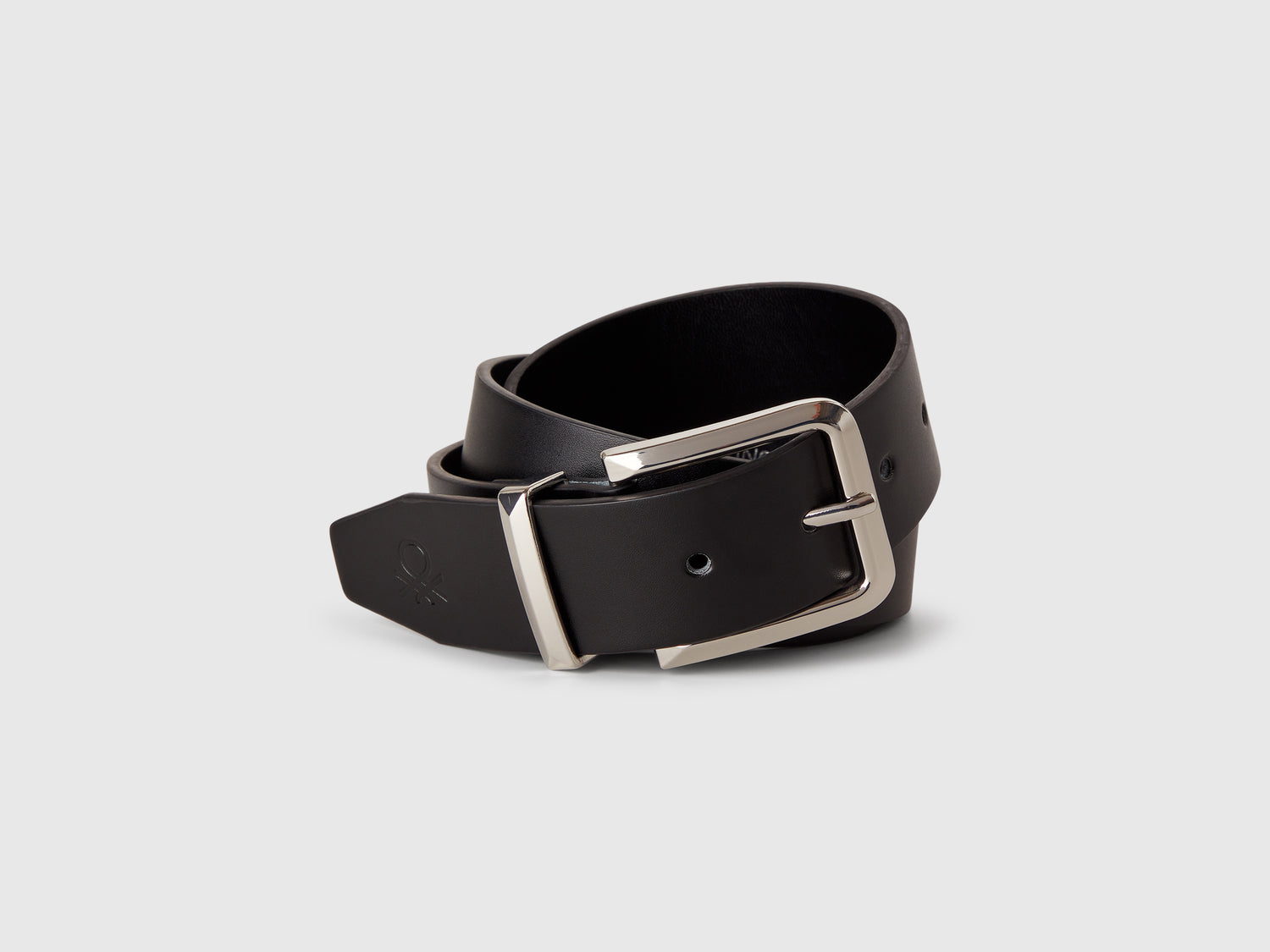 Coated fabric belt da donna nero | Benetton Outlet