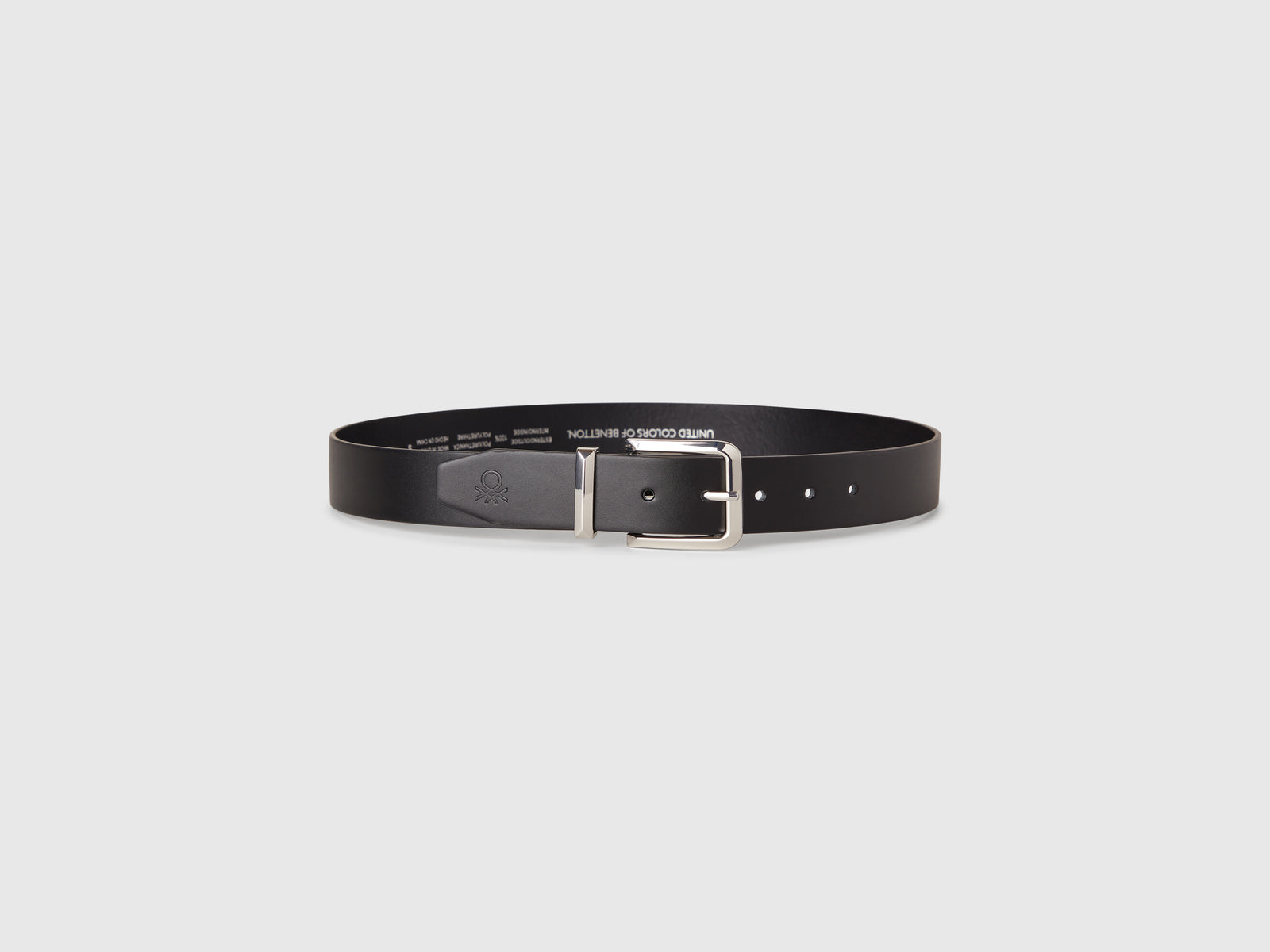 Coated fabric belt da donna nero 3 | Benetton Outlet