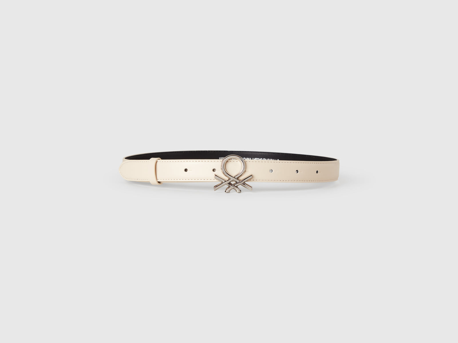Logo belt da donna beige 3 | Benetton Outlet