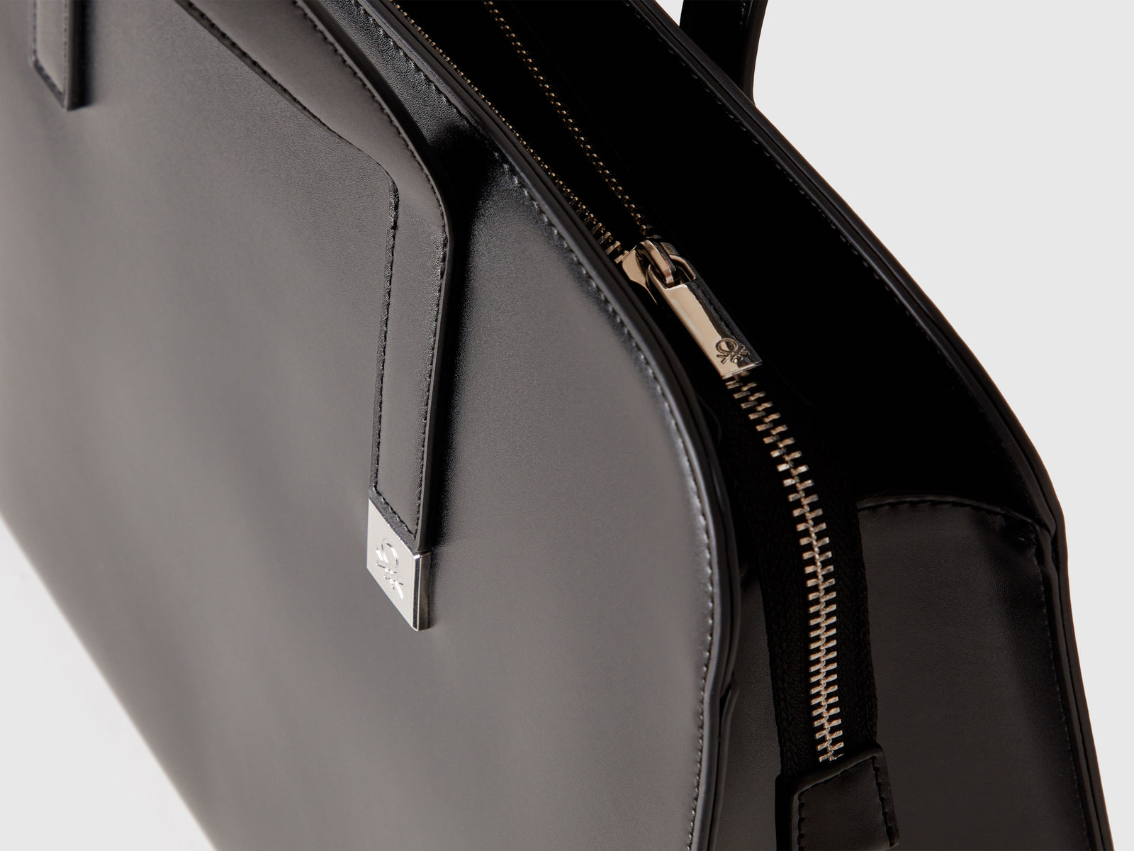 Shoulder bag with double handle da donna nero 3 | Benetton Outlet