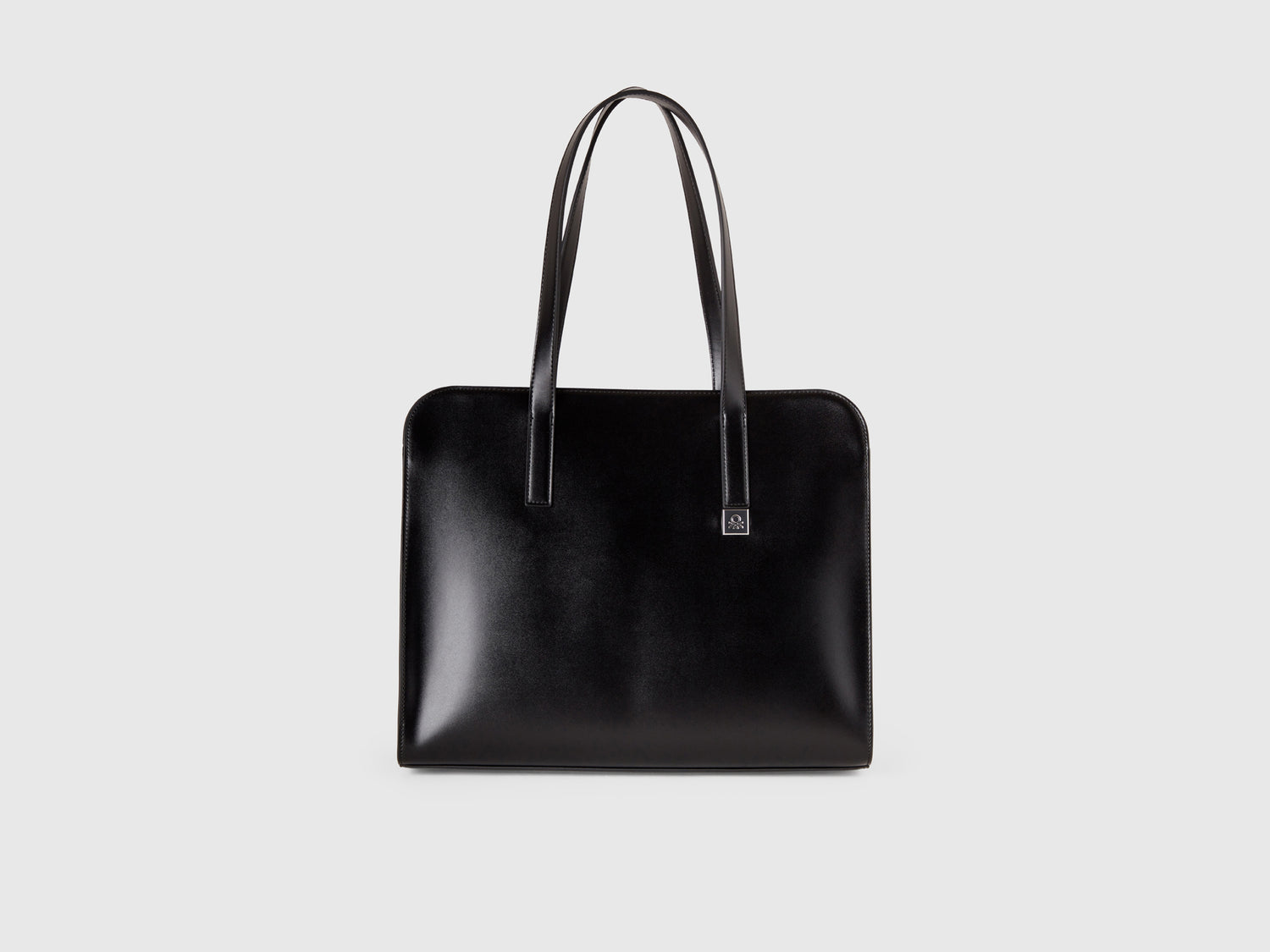 Shoulder bag with double handle da donna nero | Benetton Outlet
