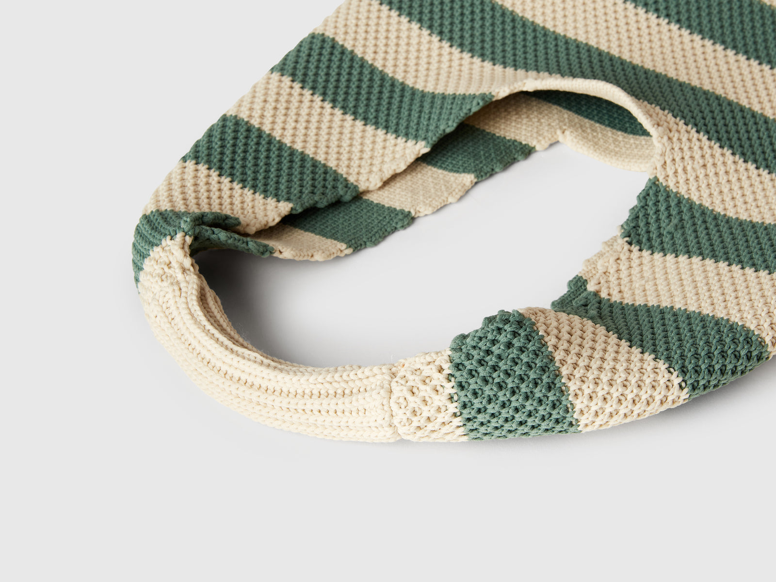 Crochet shoulder bag da donna verde oliva 2 | Benetton Outlet