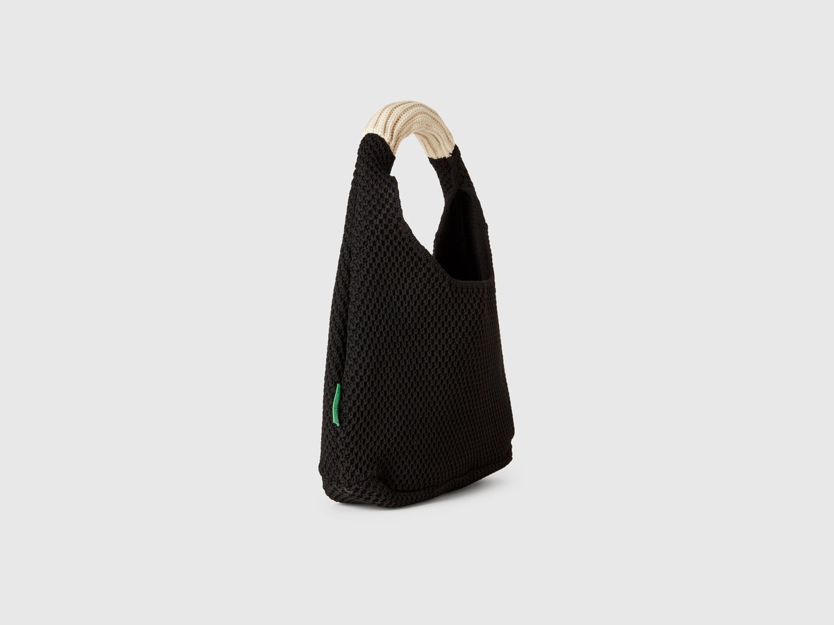 Small crochet shoulder bag