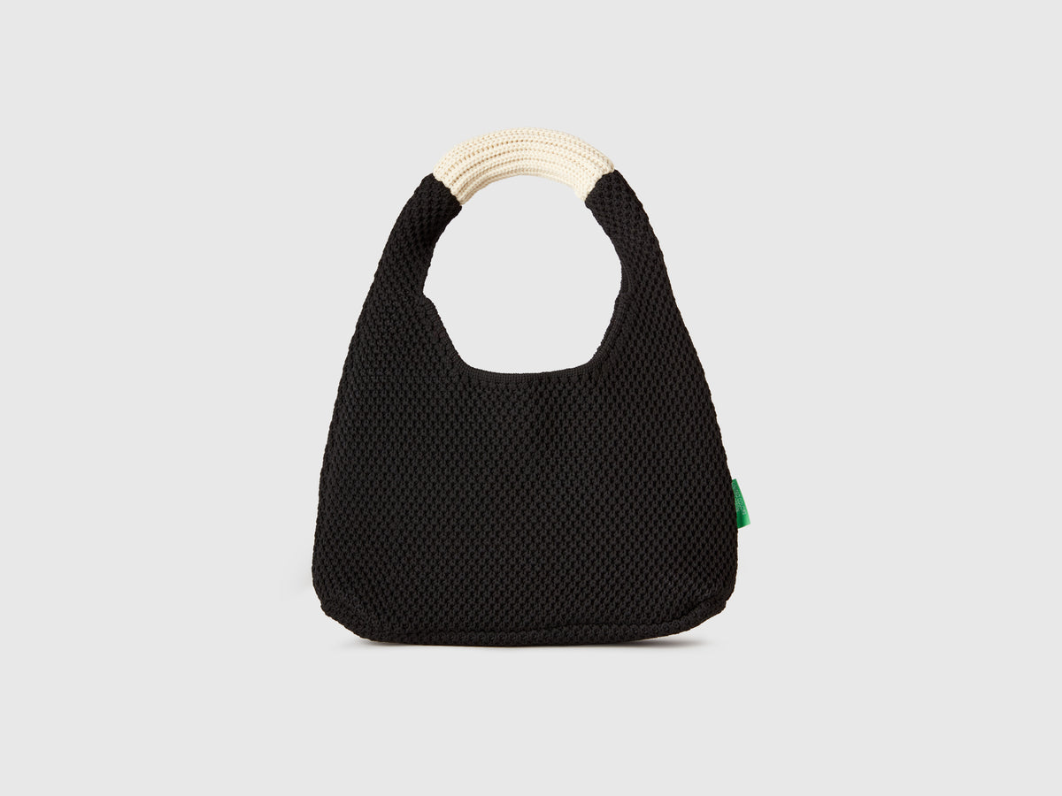 Small crochet shoulder bag