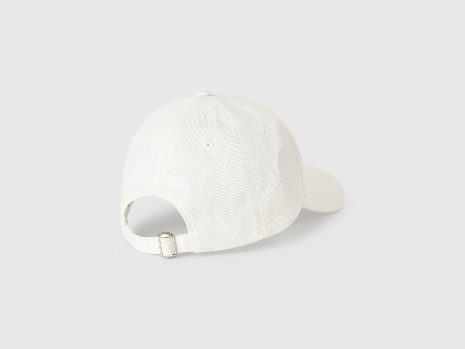 Cappello baseball con logo ricamato da uomo bianco 2 | Benetton Outlet