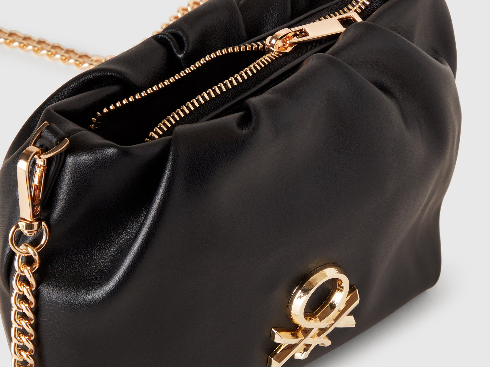 Mini clutch with shoulder strap da donna nero 3 | Benetton Outlet