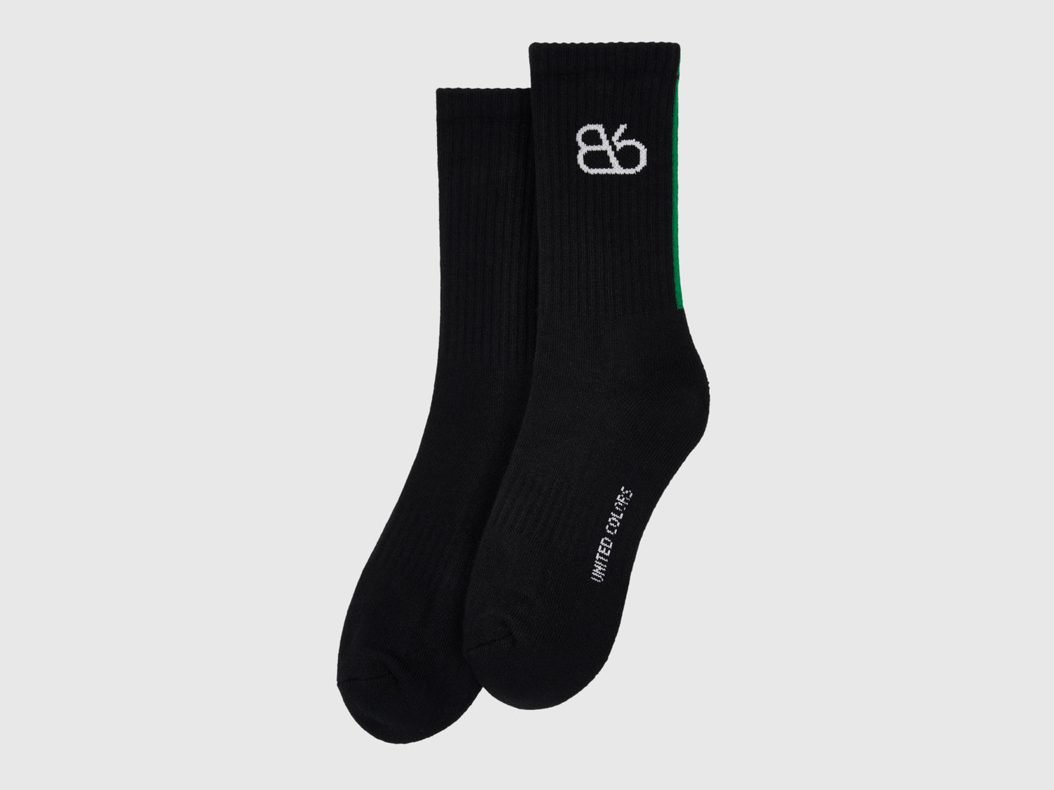 Calzini in misto cotone stretch da donna nero | Benetton Outlet