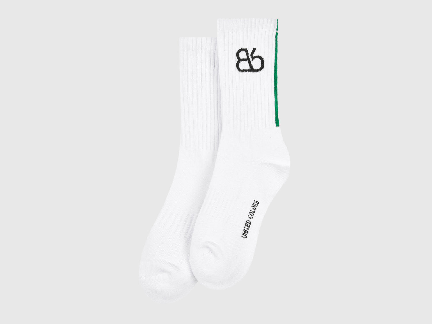 Calzini in misto cotone stretch da donna bianco | Benetton Outlet
