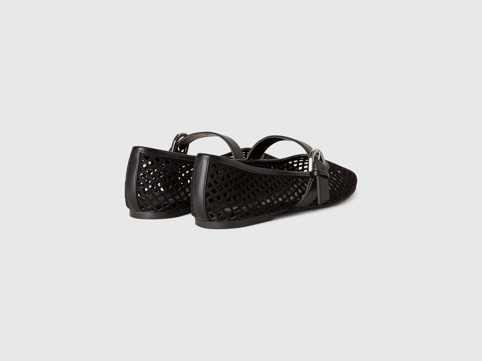 Ballerine a rete da donna nero 2 | Benetton Outlet