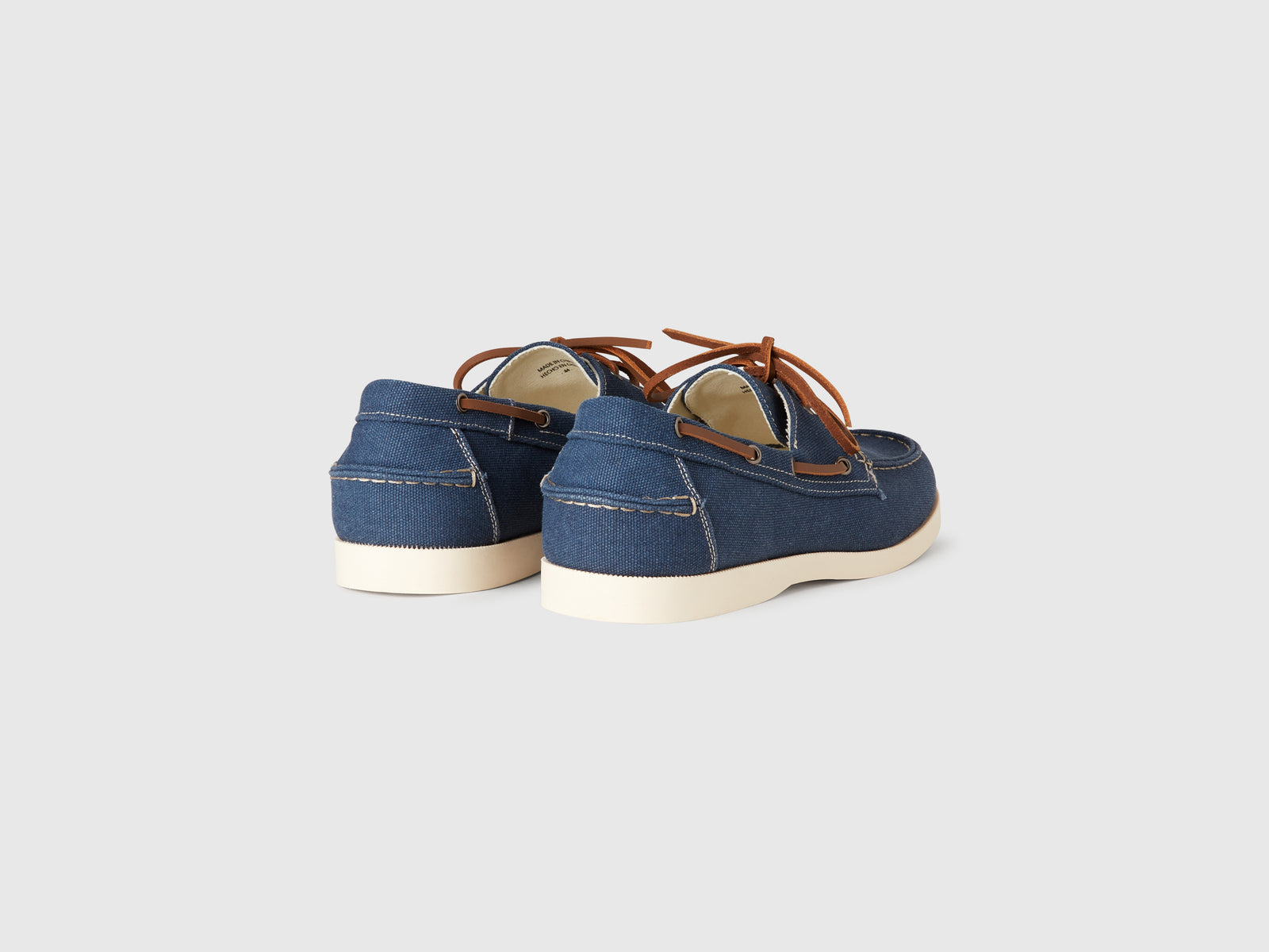 Mocassini con lacci da uomo blu 2 | Benetton Outlet