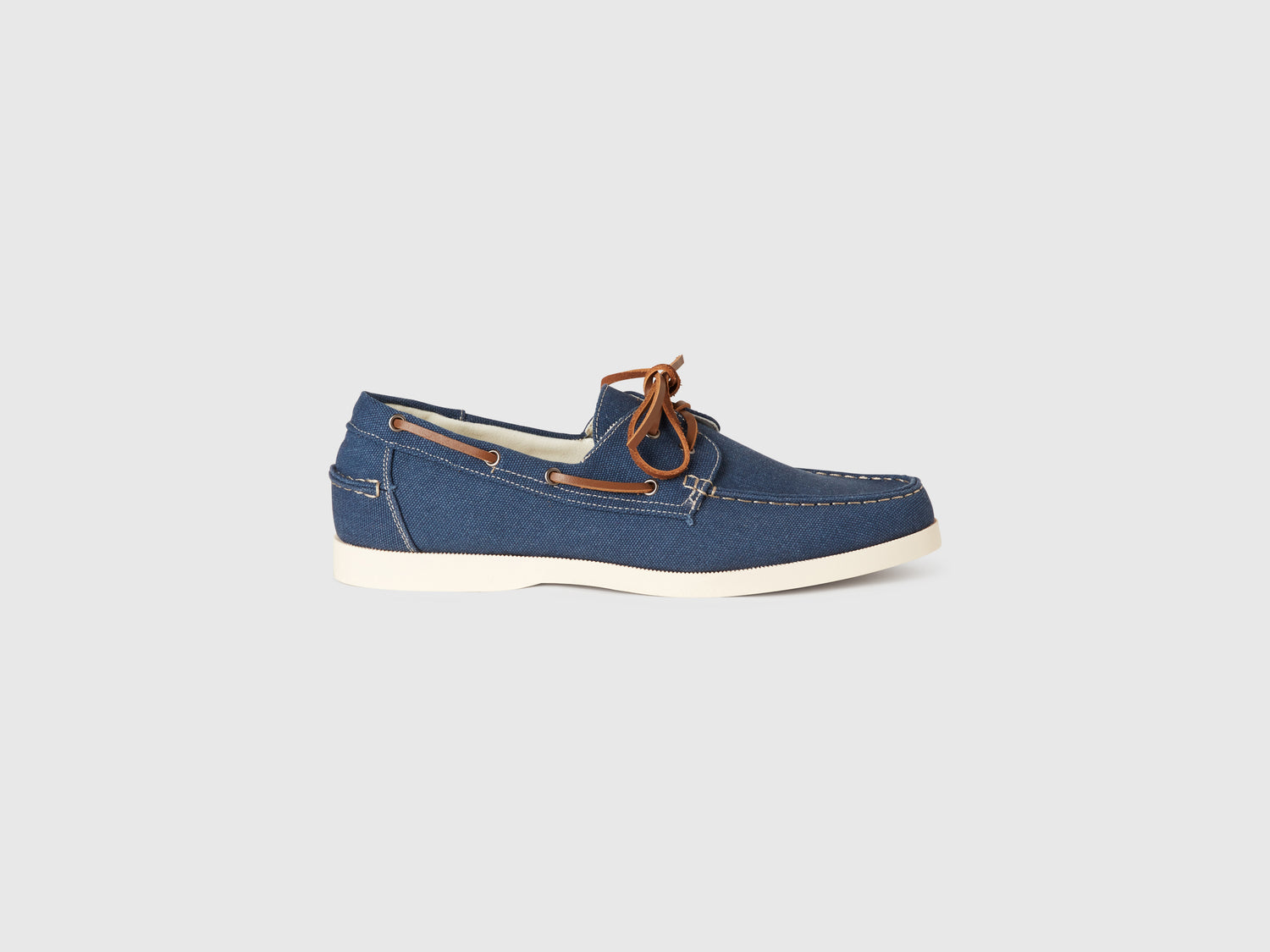 Mocassini con lacci da uomo blu | Benetton Outlet