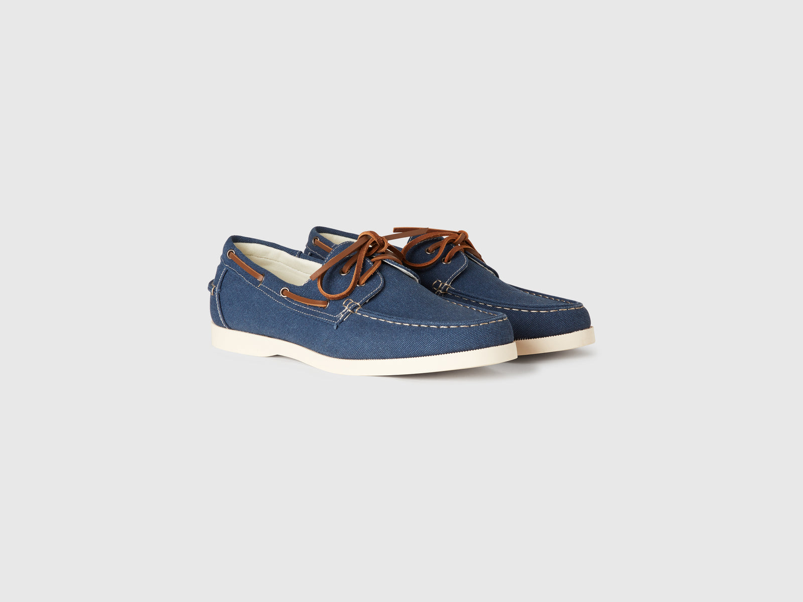 Mocassini con lacci da uomo blu 3 | Benetton Outlet