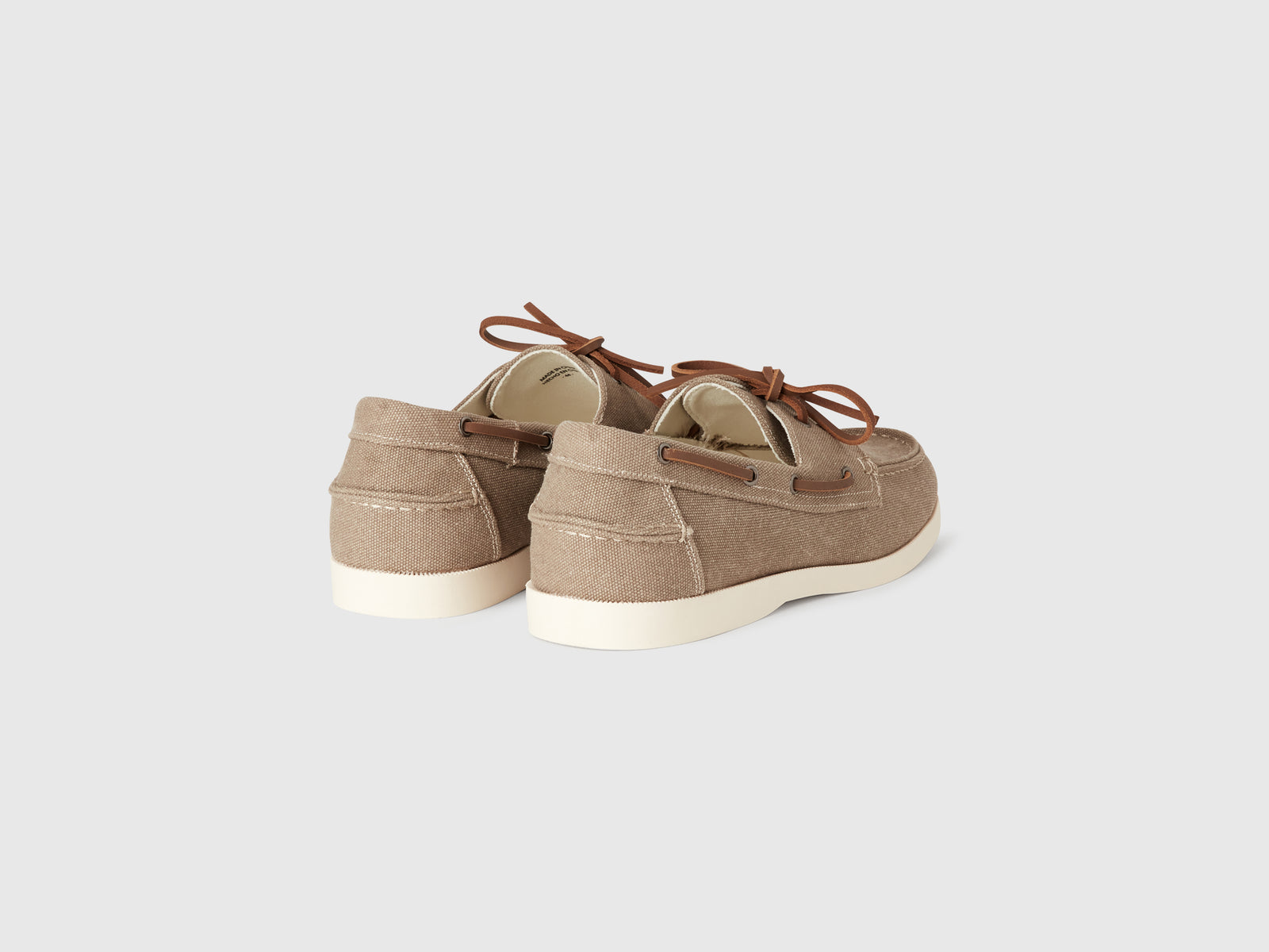 Mocassini con lacci da uomo beige 2 | Benetton Outlet