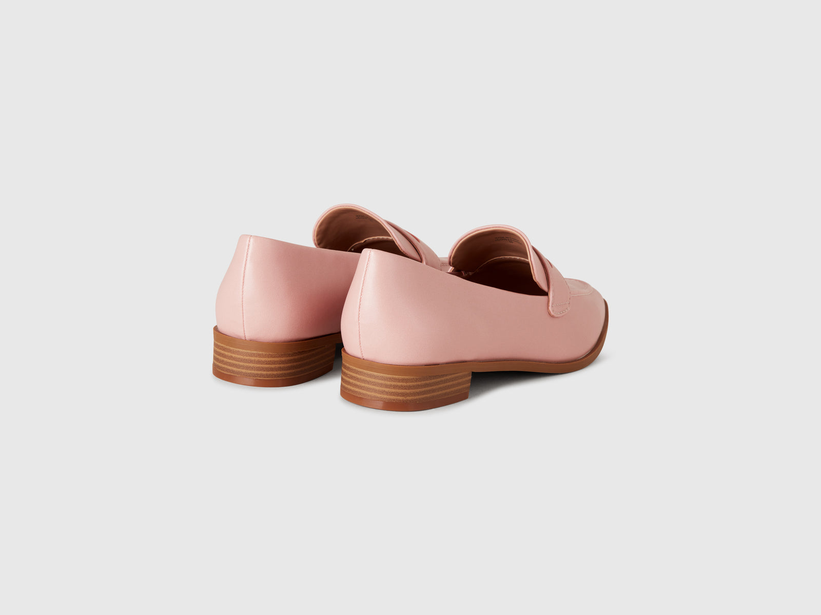 Mocassini in tessuto spalmato da donna rosa 2 | Benetton Outlet
