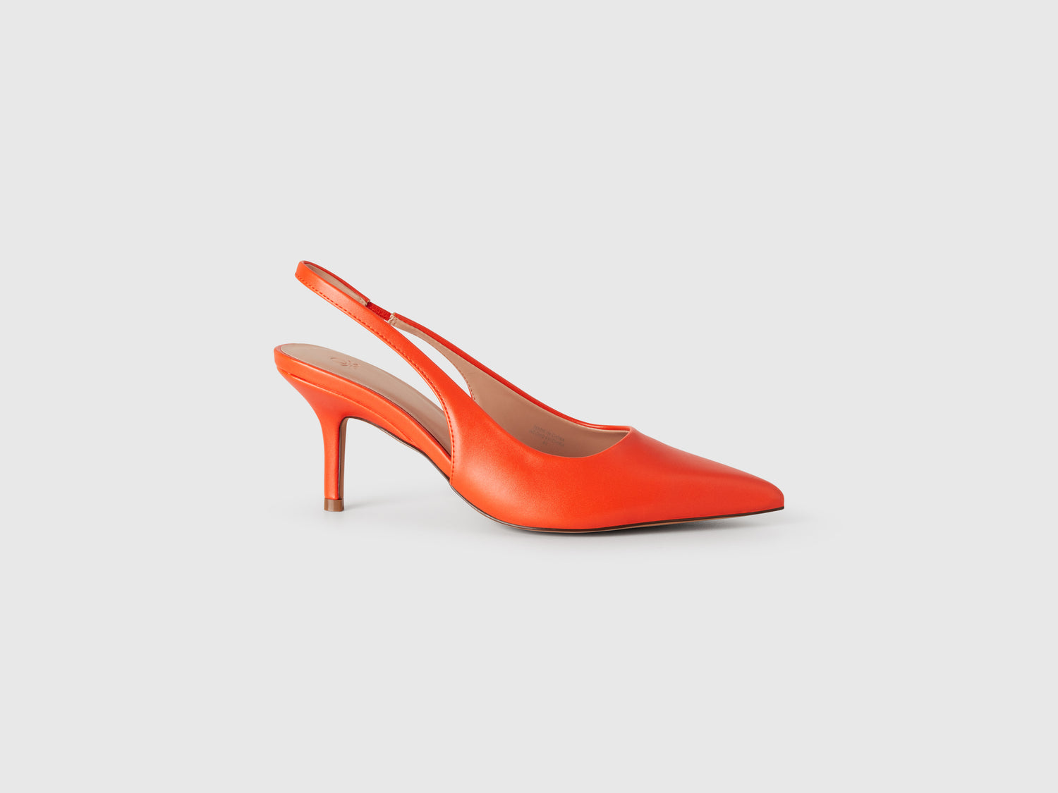 Coral décolleté with heel da donna arancione | Benetton Outlet