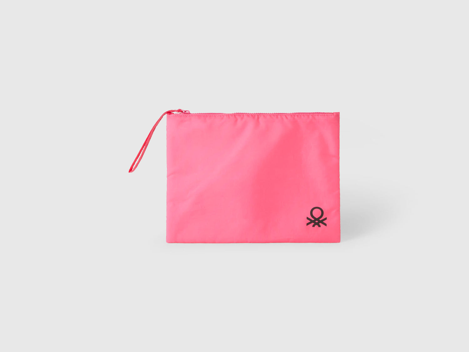 Busta grande con logo da uomo rosa | Benetton Outlet