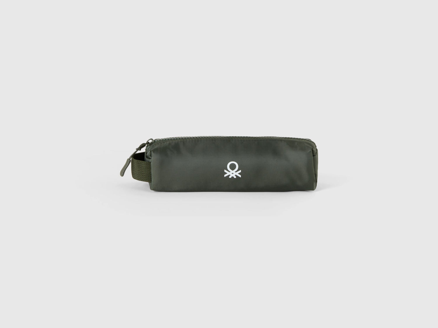 Astuccio con logo da uomo verde militare | Benetton Outlet