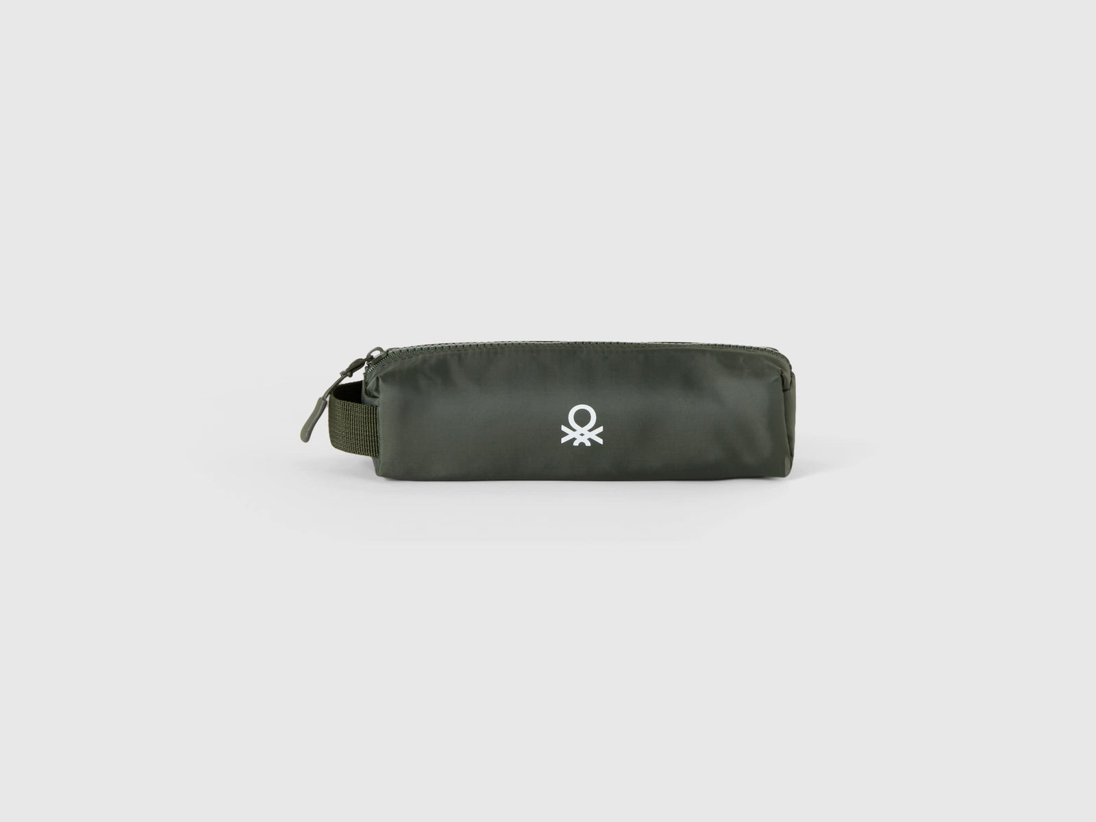 Astuccio con logo da uomo verde militare | Benetton Outlet