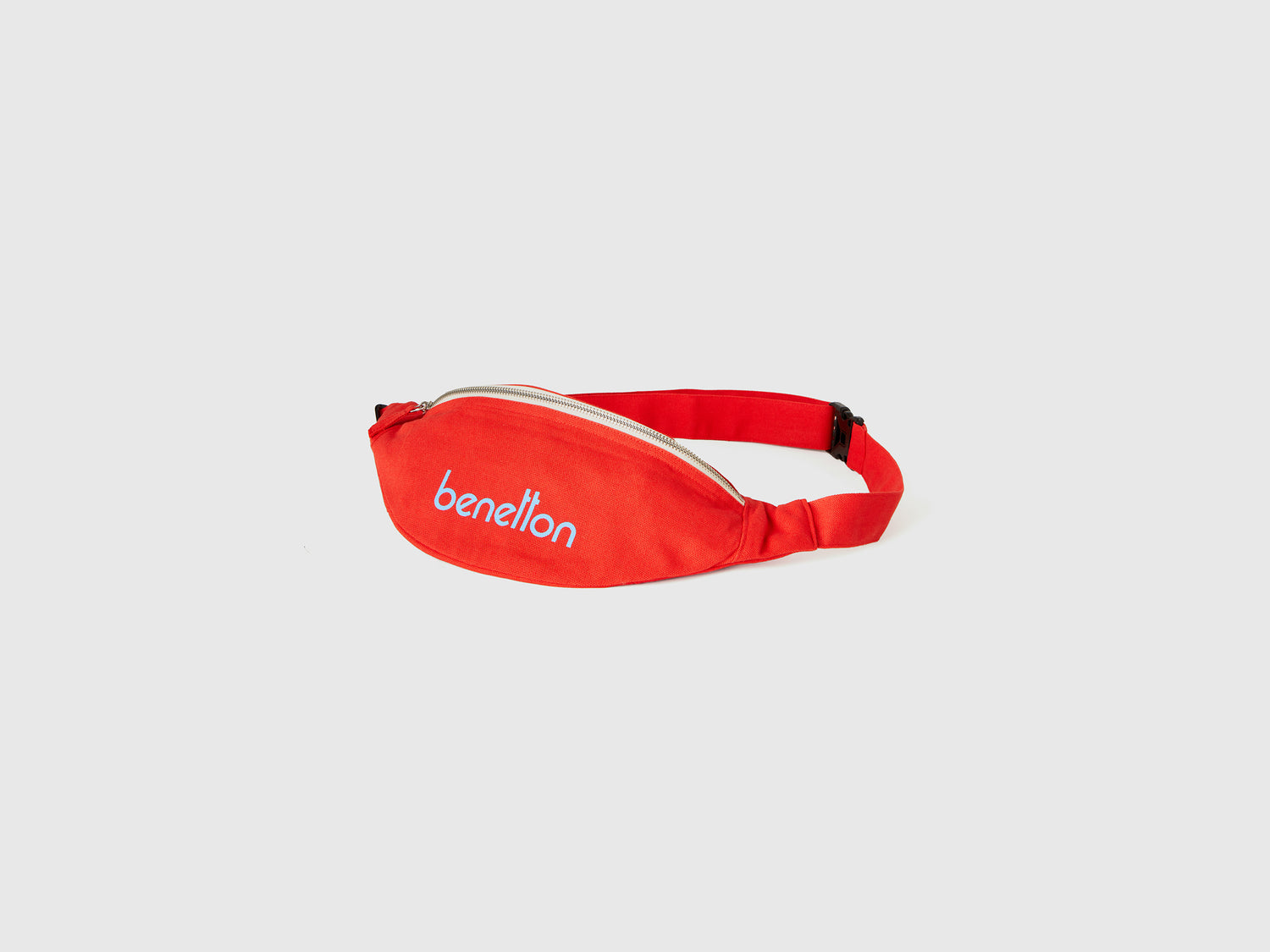 Marsupio in puro cotone da uomo rosso | Benetton Outlet