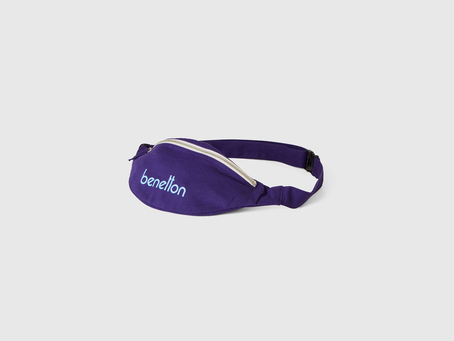 Marsupio in puro cotone da uomo blu | Benetton Outlet