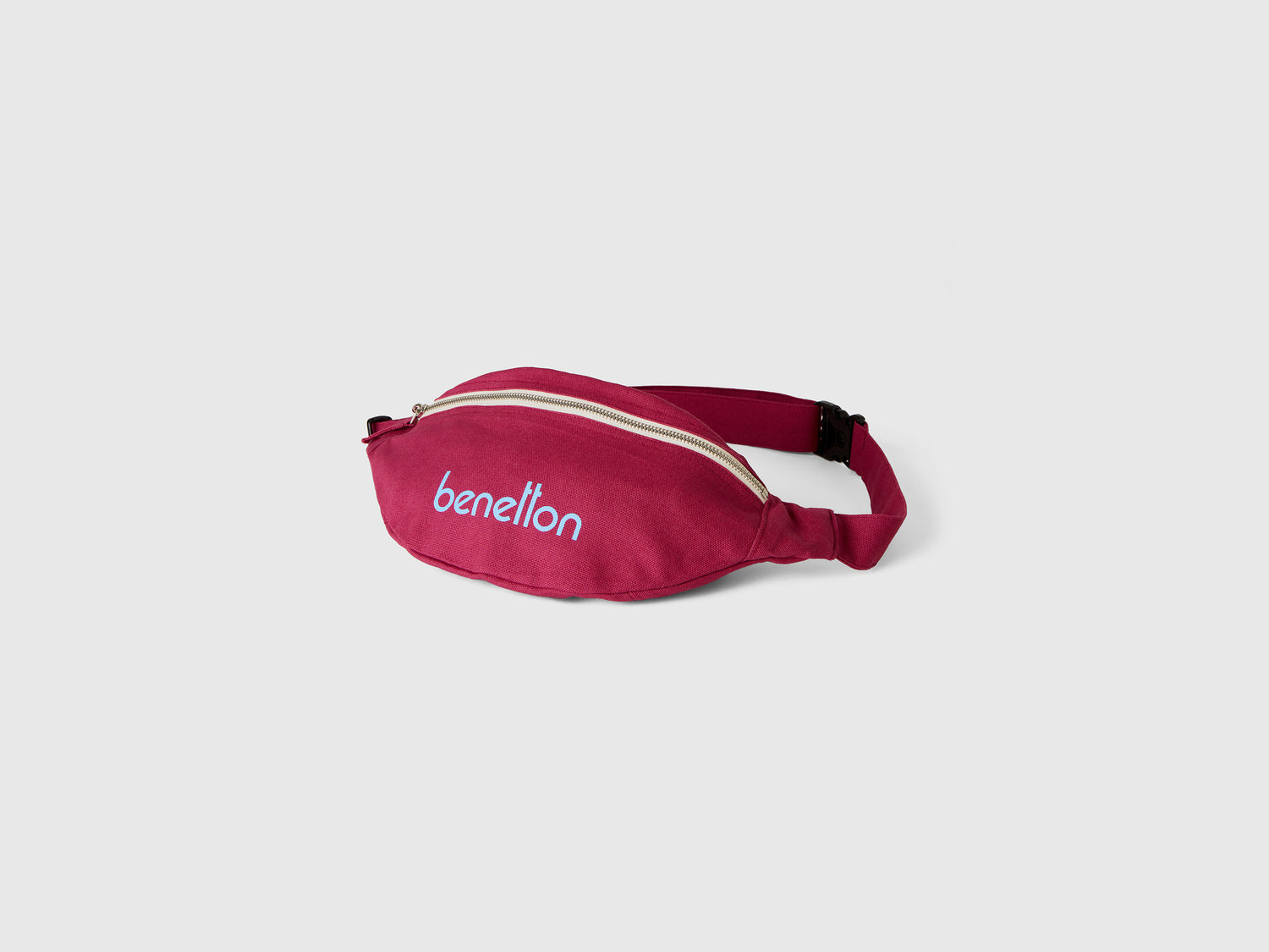 Marsupio in puro cotone da uomo bordeaux | Benetton Outlet