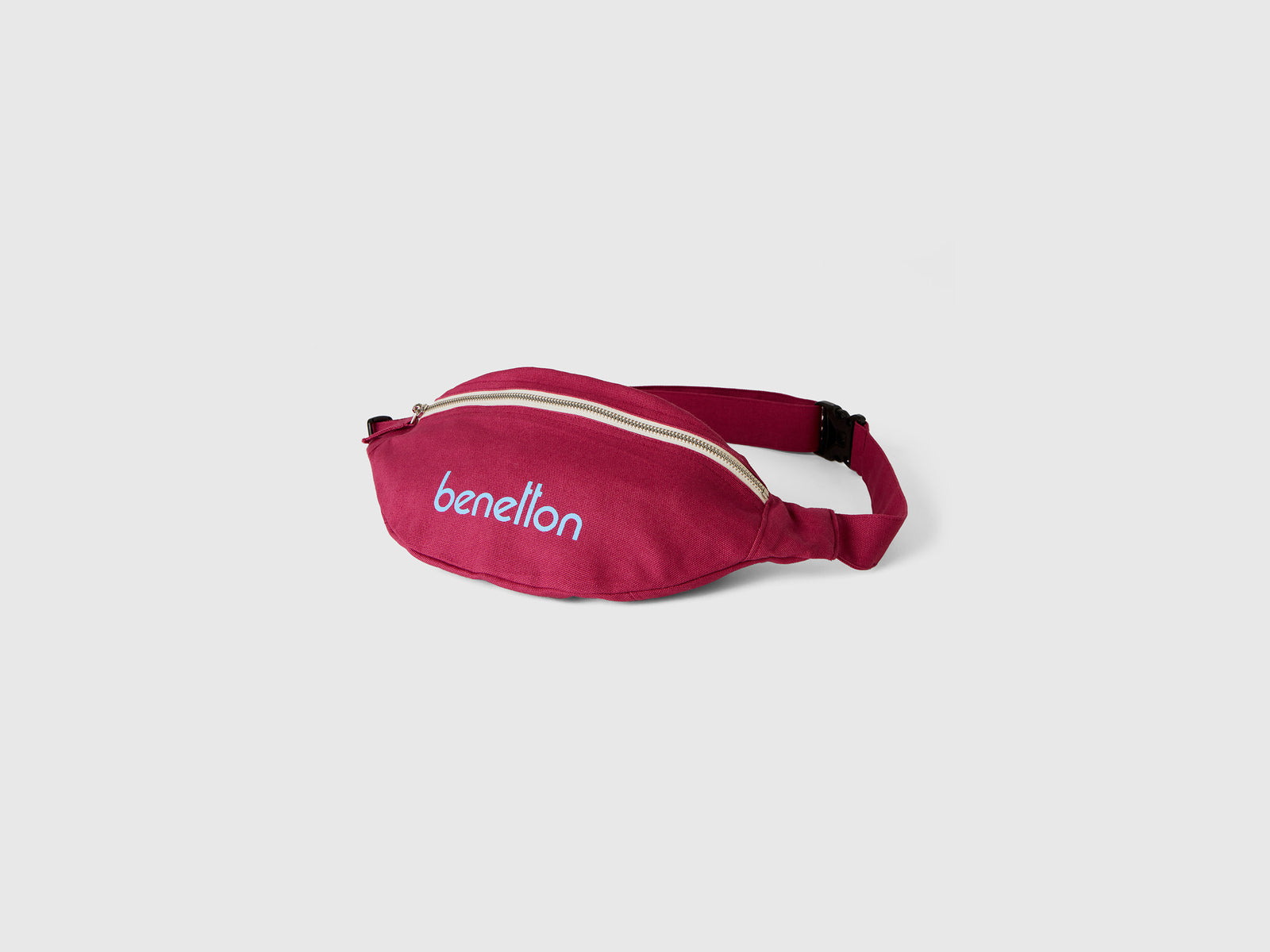 Marsupio in puro cotone da uomo bordeaux | Benetton Outlet