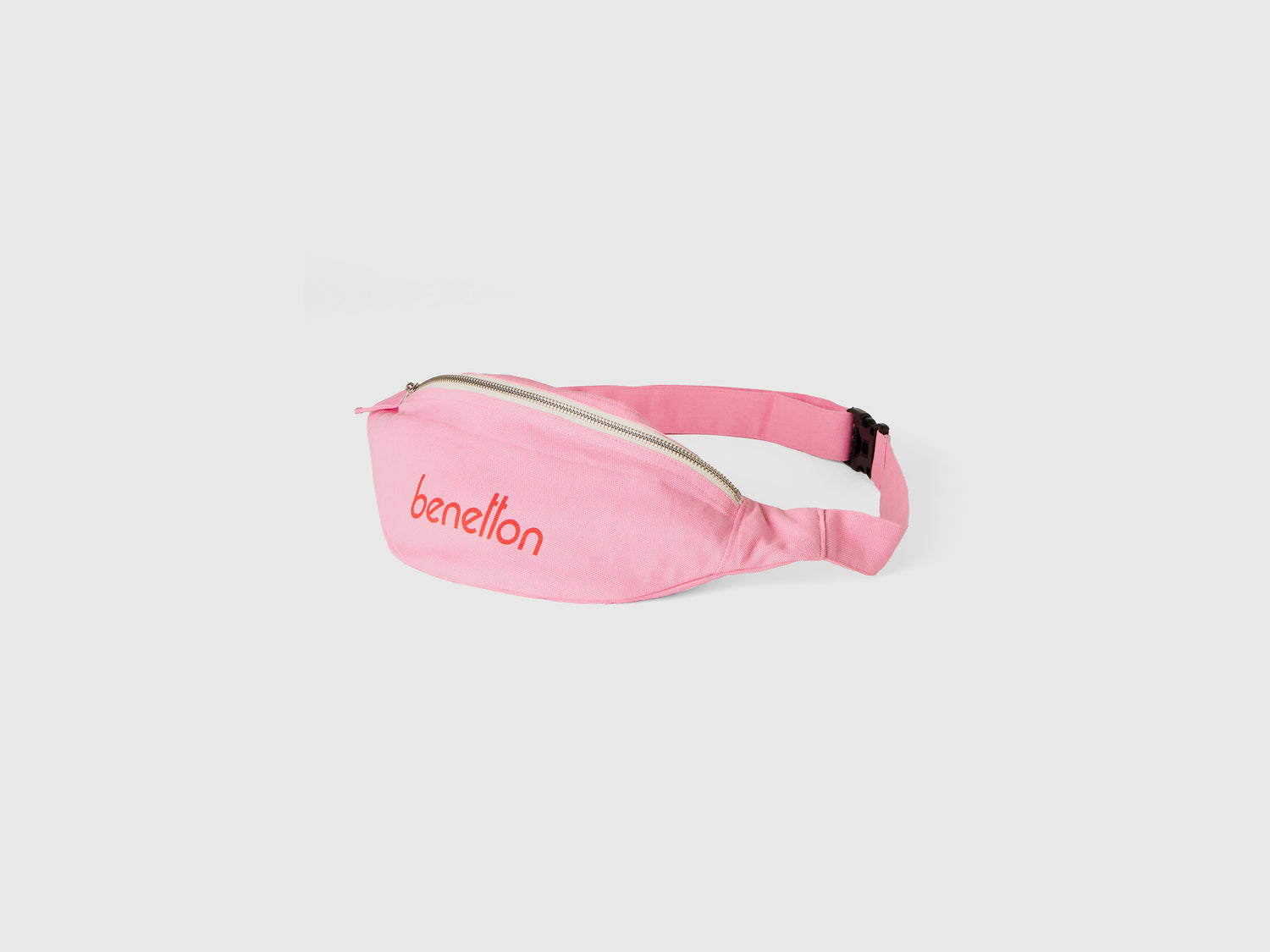 Marsupio in puro cotone da uomo rosa | Benetton Outlet