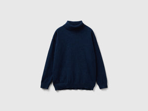 Wool and cashmere blend turtleneck