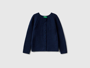 Cardigan con dettagli traforati