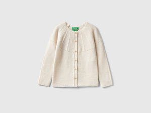 Cardigan con dettagli traforati