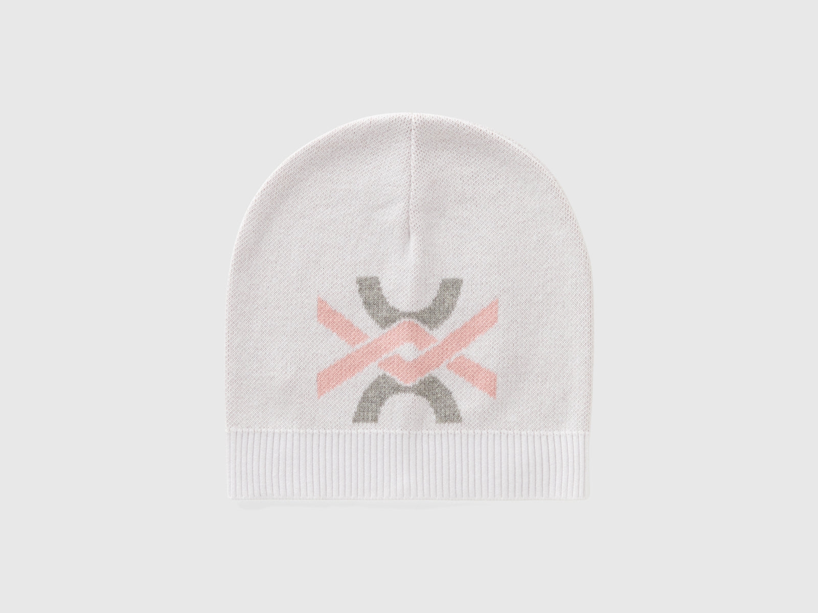 100% cotton cap with logo da bambino bianco panna | Benetton Outlet