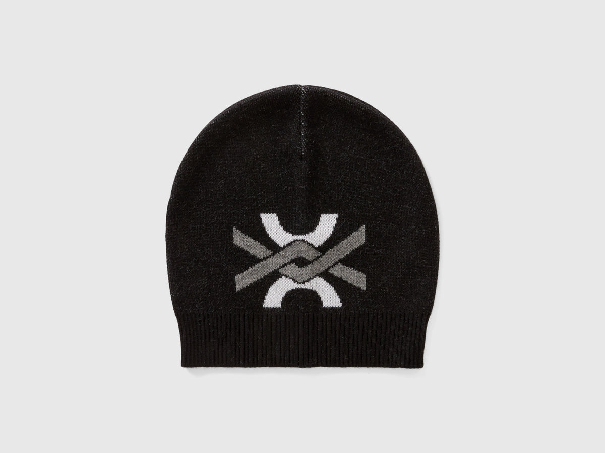 Cuffietta 100% cotone con logo