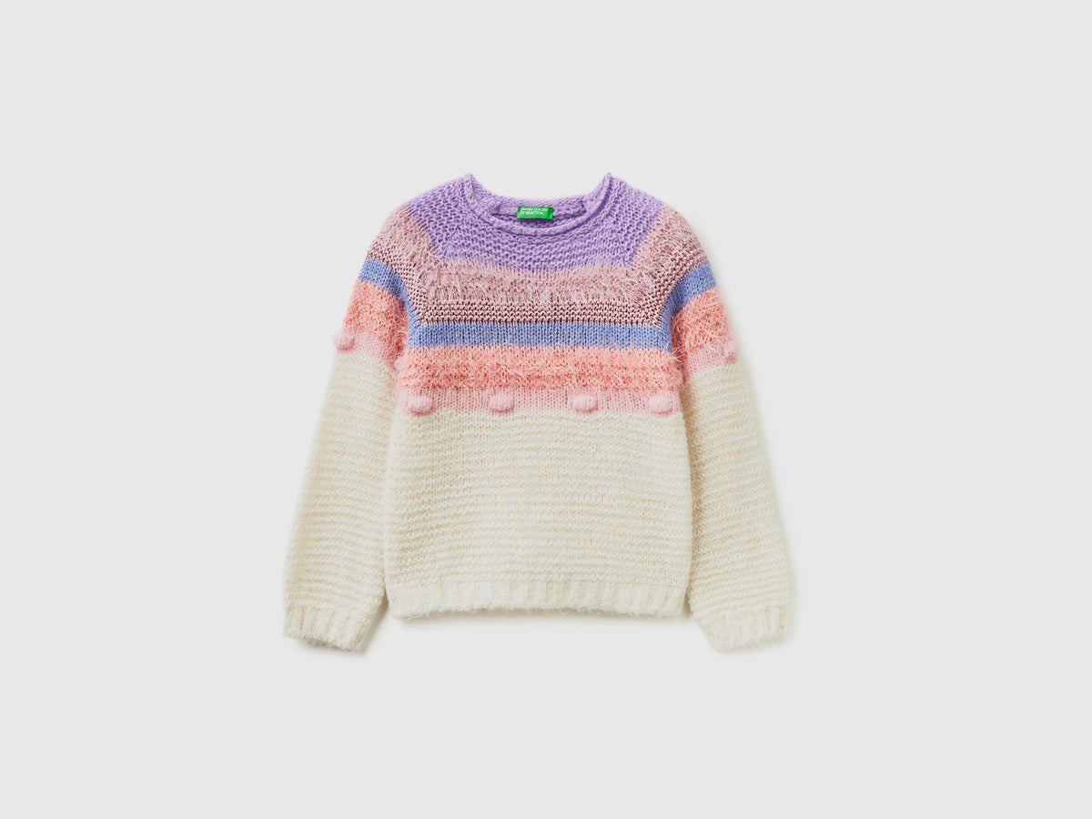 Maglia a righe con lurex