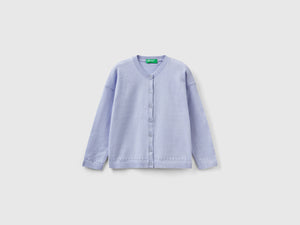 Cardigan con bottoni glitter