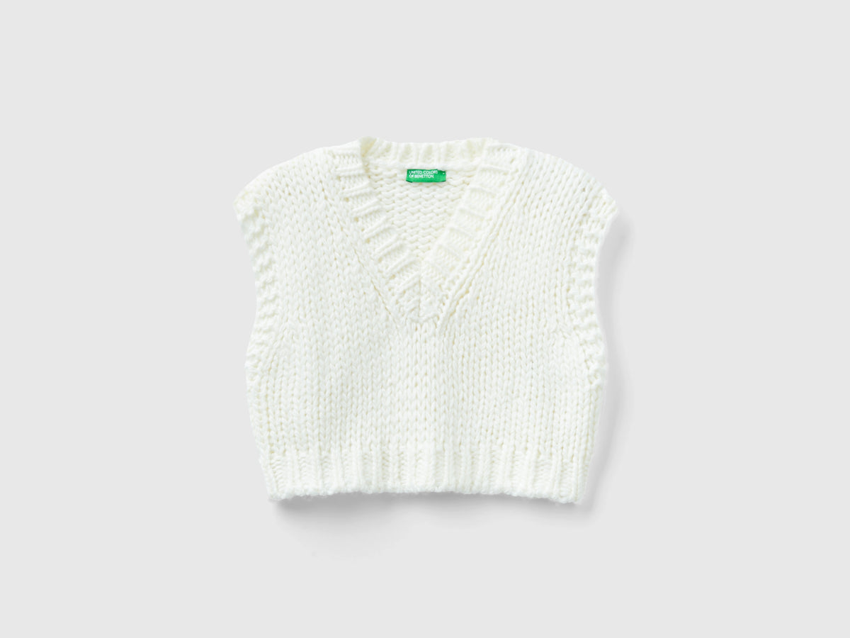 Gilet corto boxy fit
