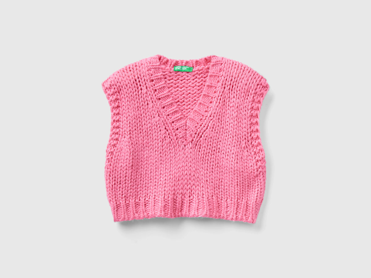 Gilet corto boxy fit