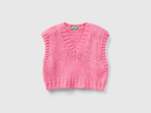 Gilet corto boxy fit