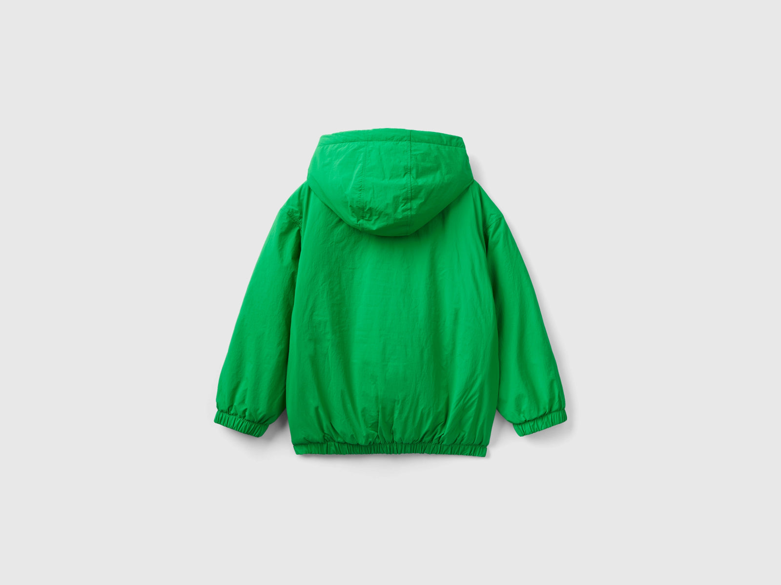Giubbino con tascone da bambino verde 2 | Benetton Outlet