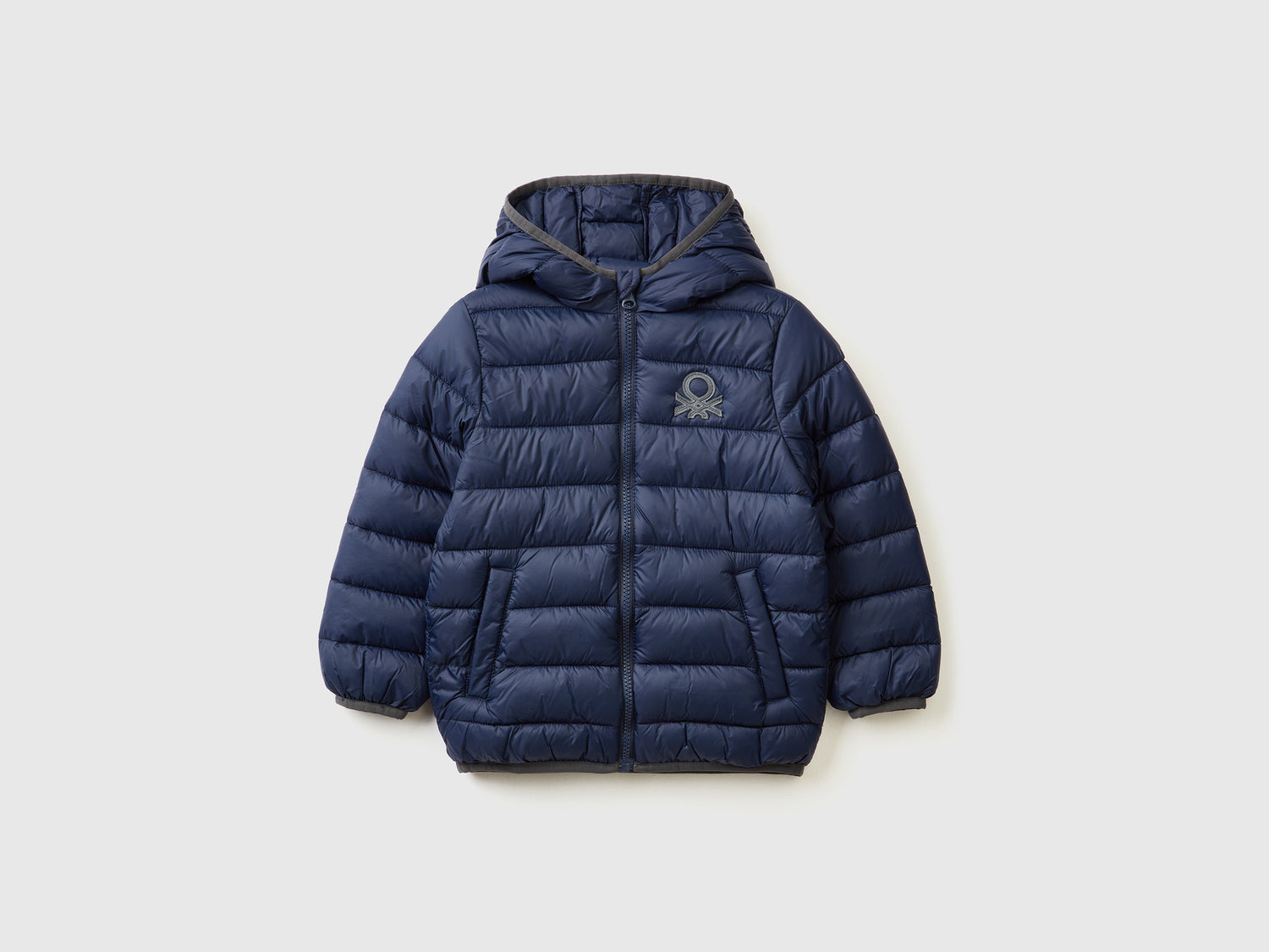 Giubbino in nylon "Rain Defender" da bimbo blu scuro | Benetton Outlet
