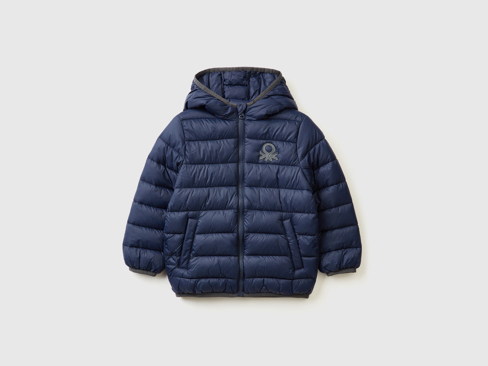 Giubbino in nylon "Rain Defender" da bimbo blu scuro | Benetton Outlet