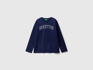 Long-sleeved T-shirt with logo