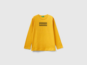 T-shirt a manica lunga con stampa