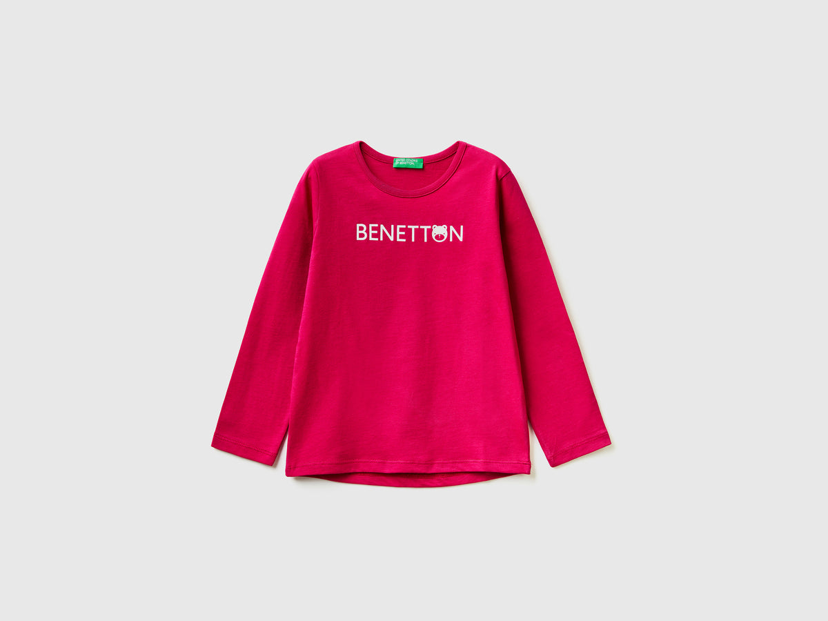 Maglietta con logo 100% cotone