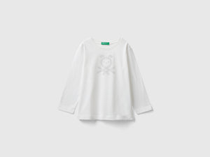 T-shirt manica lunga con logo