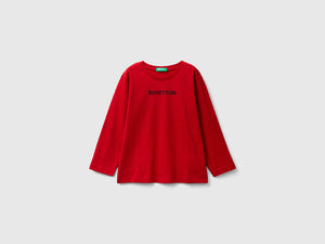 T-shirt manica lunga con logo