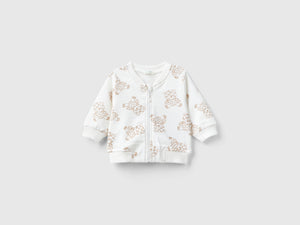 Felpa fantasia con zip