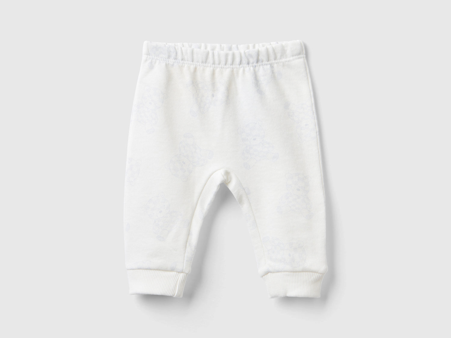 Pantalones de chándal estampados da neonato bianco | Benetton Outlet