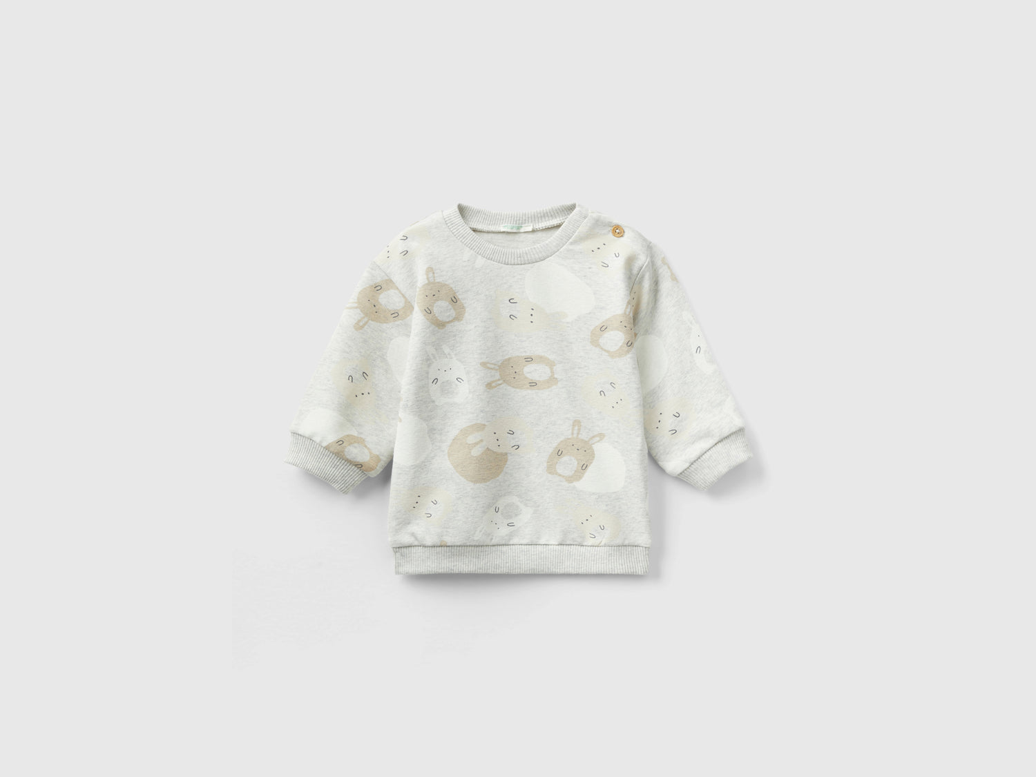 Felpa con stampa animaletto da neonato multi-color | Benetton Outlet