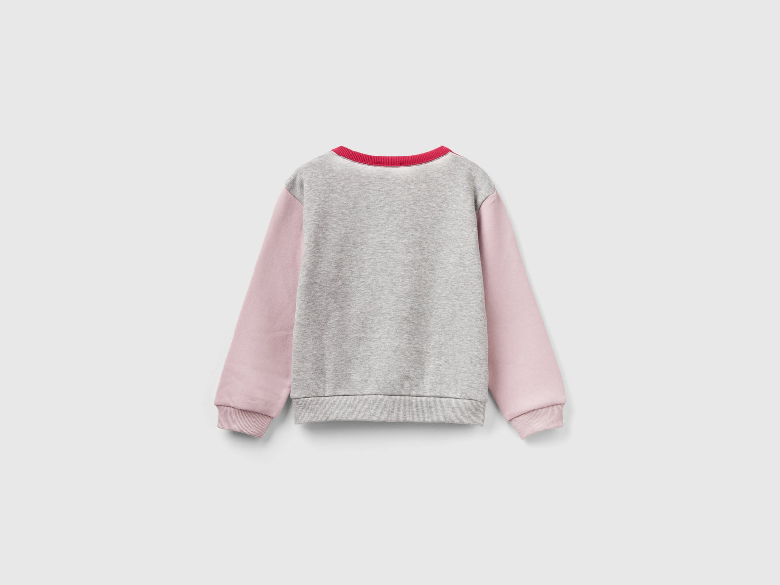 Felpa chiusa con stampa glitter da bimba multi-color 2 | Benetton Outlet