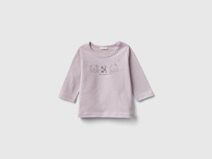 T-shirt manica lunga 100% cotone bio